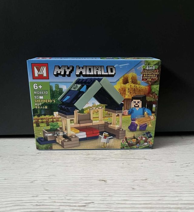 klocki konstrukcyjne z gry minecraft wybieg Namiot Steva 93pcs MG661D