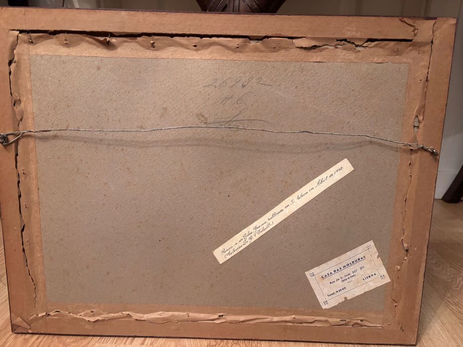 2 quadros decorativos dos anos 1980's, com estampas interessantes.