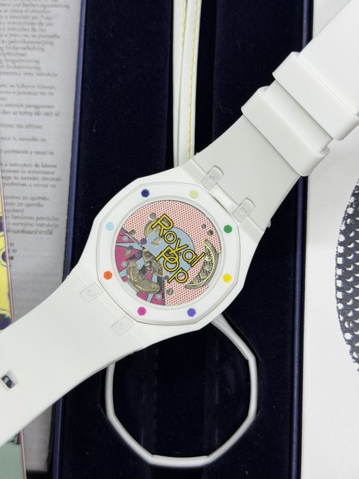 Механічний годинник Audemars Piguet ×Swatch Royal Pop Huit Blanc