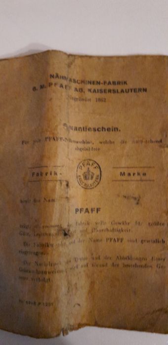 polecam starą maszynę do szycia firmy PFAFF Klassen 30 u 30/31