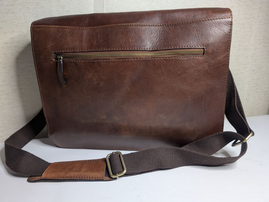 Сумка чоловіча JOHN LEWIS, Italy. Натуральна шкіра.