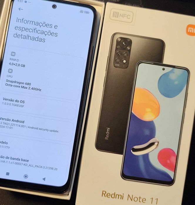 Redmi Note 11 - 4GB + 128GB