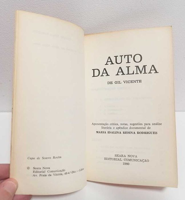 Auto da Alma, de Gil Vicente