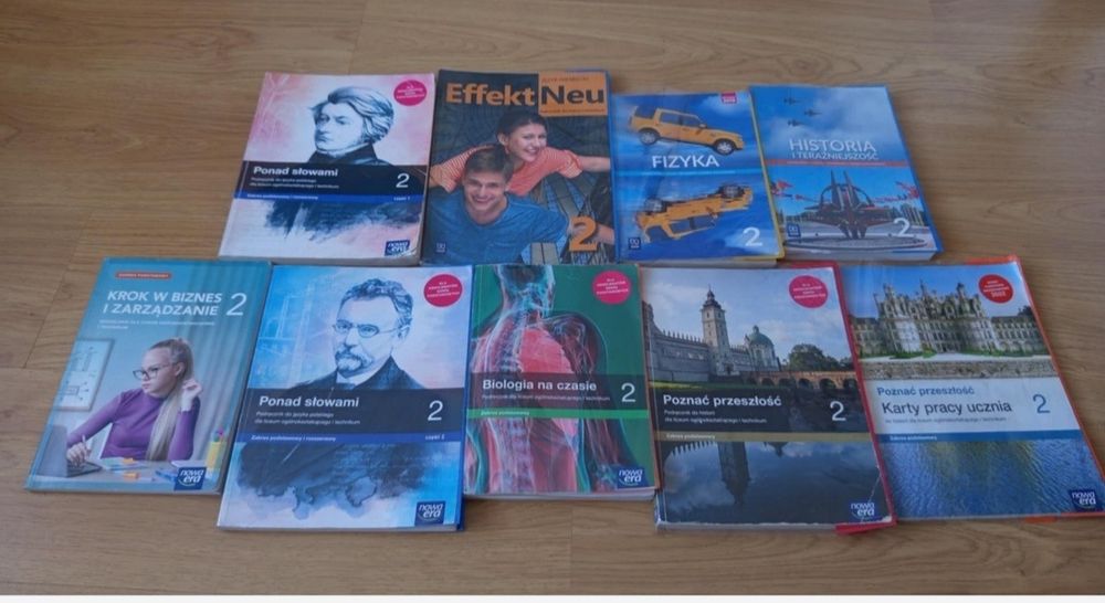 Podręczniki kl 1 i 2 do liceum technikum