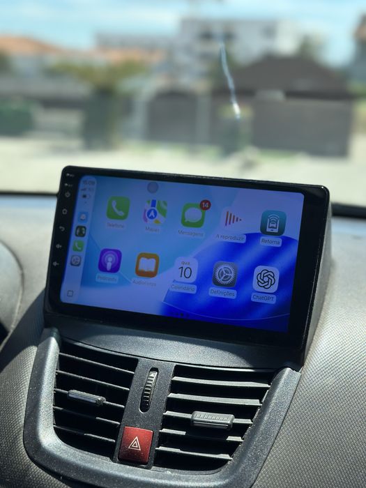 Rádio Peugeot 207 com Apple Carplay