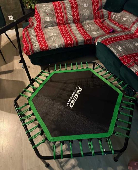 *nowa* TRAMPOLINA FITNESS z uchwytem 100 kg – DOMOWY TRENING