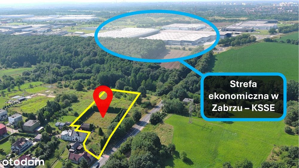6 899 m² z pozwoleniem na budowę | Zabrze | teren inwestycyjny
