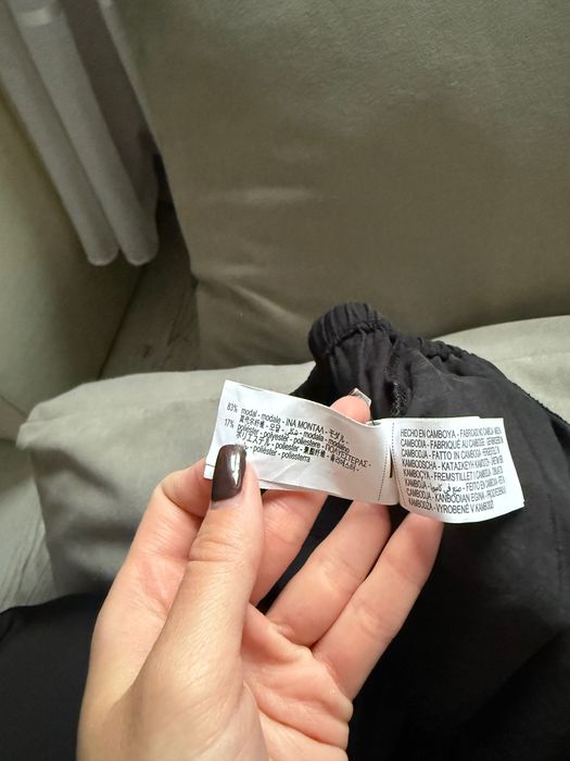 Чорні штани zara xs s