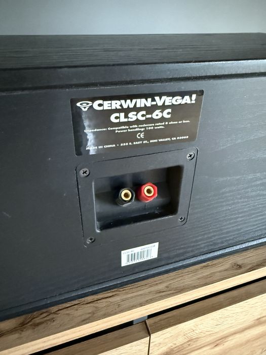 Głośnik centralny Cerwin Vega CLSC-6C satelity VE-5M