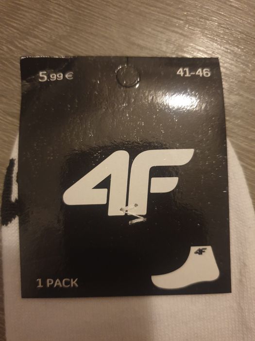 #4F #skarpety rozm. 41 46 #skarpetki #białe #męskie
