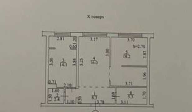 2-комнатная квартира по адресу (площадь 65 м²) - Atlanta.ua - фото 2