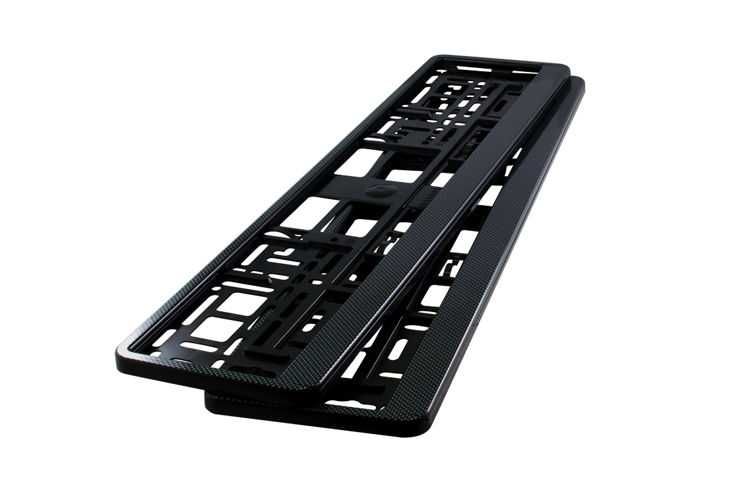 Ramka ramki pod tablice rejestracyjne 2szt carbon karbon