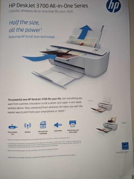 Принтер HP DeskJet 3700 All-in-One Series