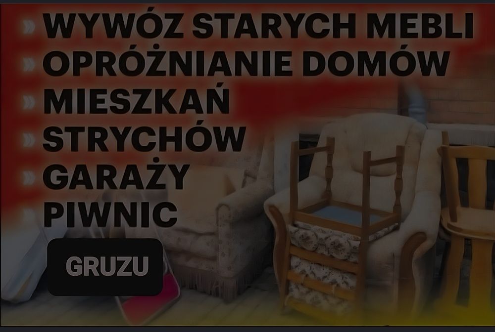 Opróżnianie Wywóz Utylizacja Mebli Śmieci Gruz