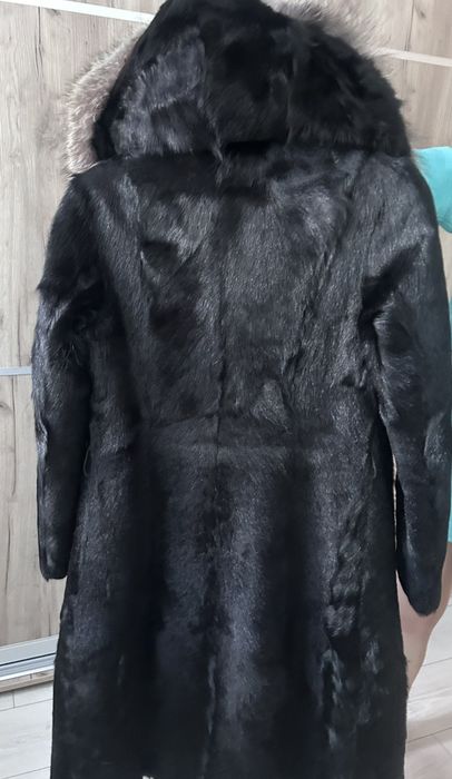 Шуба з натуральрої кози