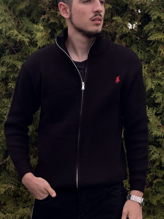 Кардиган Поло Ральф Лоурен чоловічий білий Зипка Polo Ralph Lauren