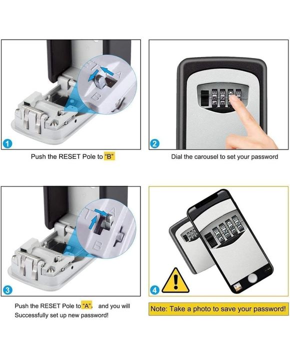 Chaveiro com combinação