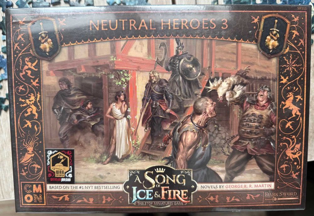 A Song of Ice and Fire Neutral Heroes 3, w folii