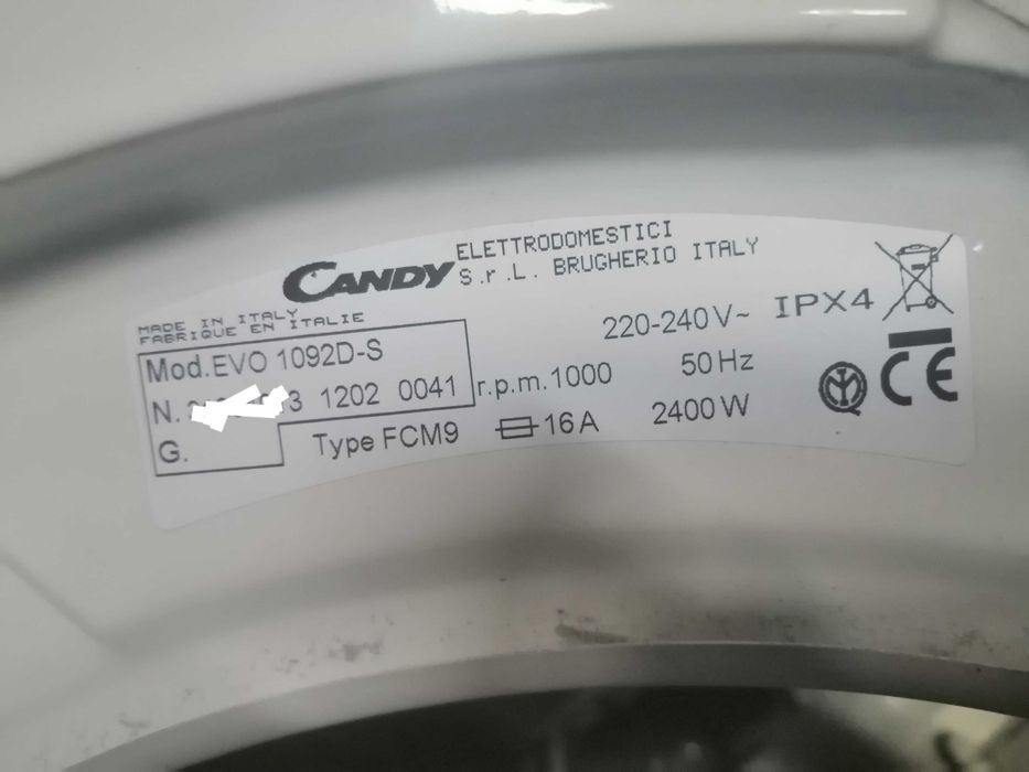 Maquina lavar roupa Candy (péças)