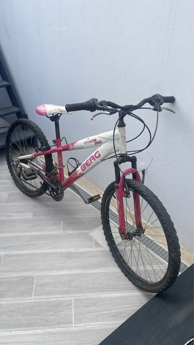 Bicicleta Berg rosa adolescente/ adulto