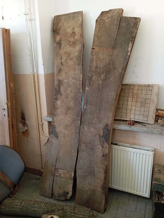 drewno na stół dąbowe bale