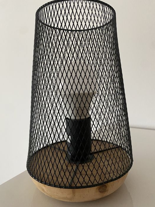 Conjunto candeeiro de teto + candeeiro de mesa
