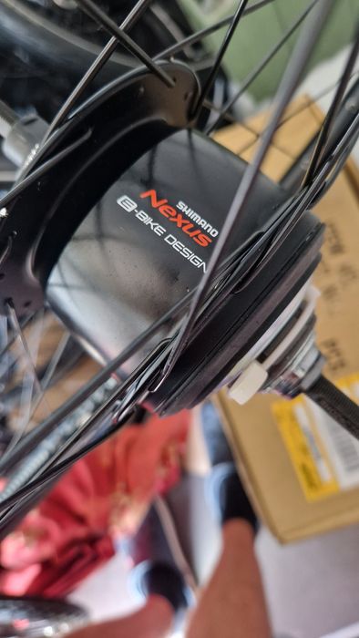 Nowe koło tylne ebike Shimano steps Nexus Di2  cs7050 5 disc