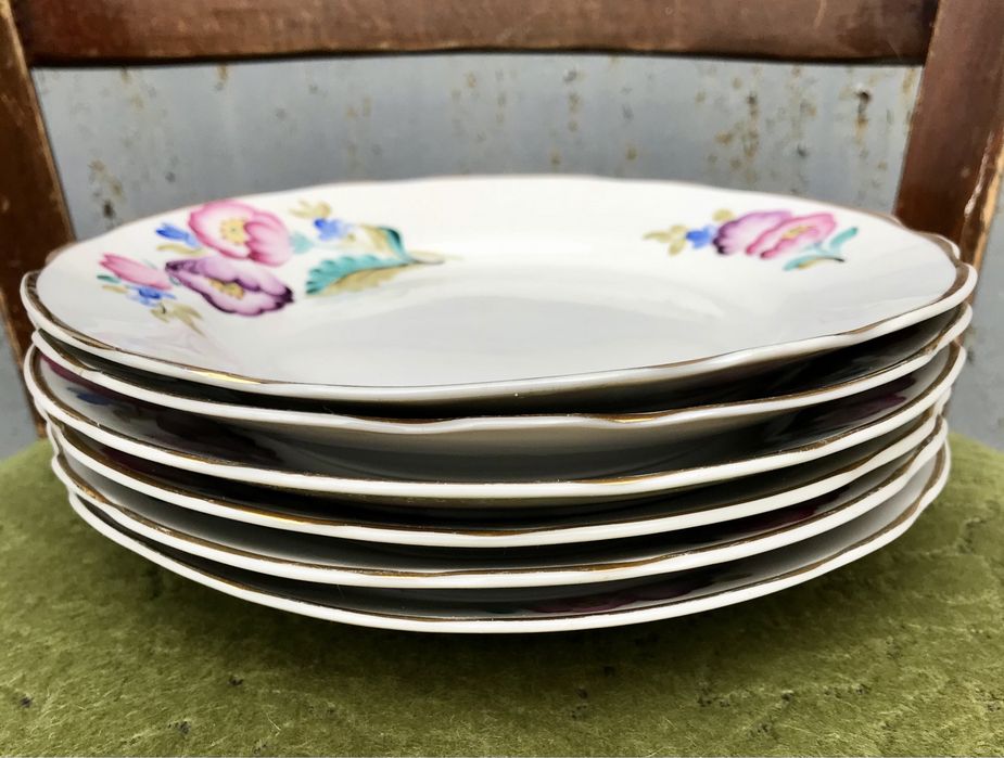 Посуда  с позолотой