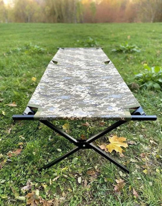 Армейская раскладная кровать туристическая раскладушка нато до 250 кг