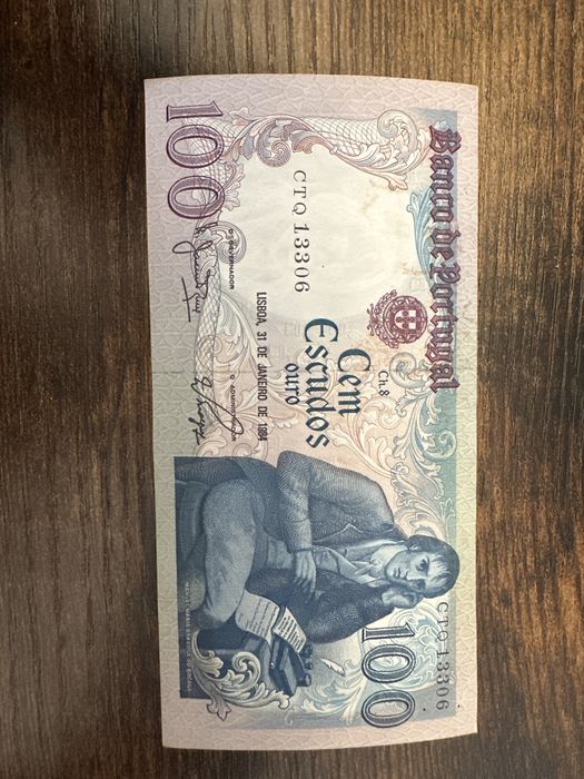 100 Escudos CH8, January 31, 1984