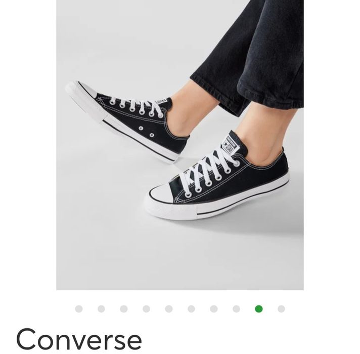 Converse Nowe extra Trampki Sneakersy niskie czarne rozm 36.5 _ 24 cm