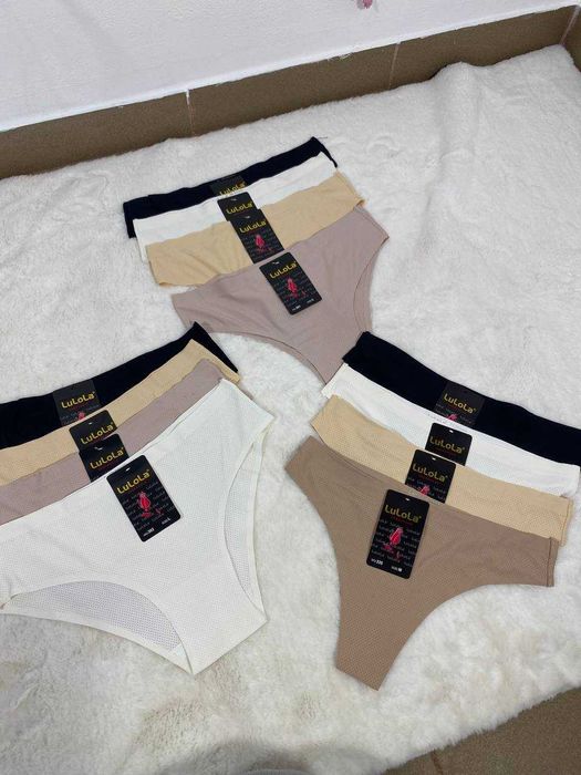 Безшовні трусики з перфорацією Lulola дихаючі стрінги американки сліпи