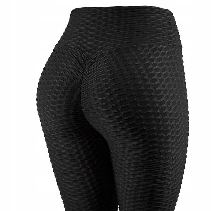Legginsy Getry Fitness Karbowane Push-up M/l