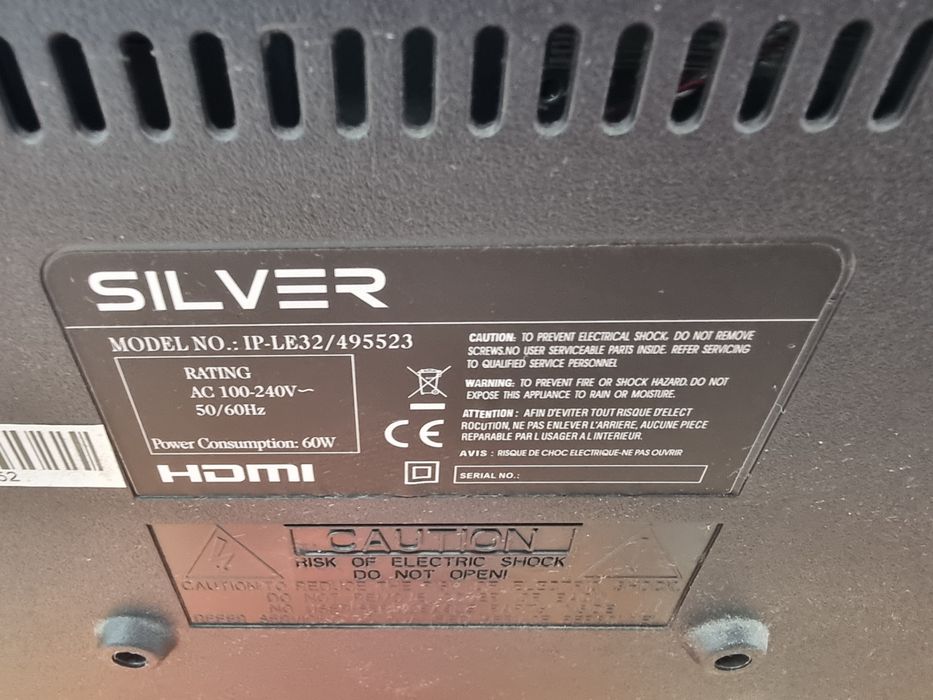 Televisão Silver de 32 polegadas