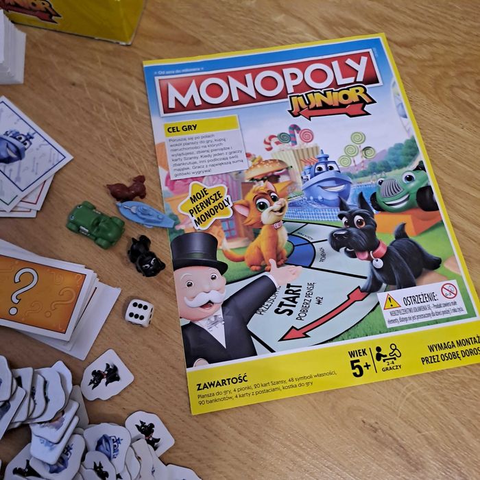 Gra rodzinna Monopoly Junior