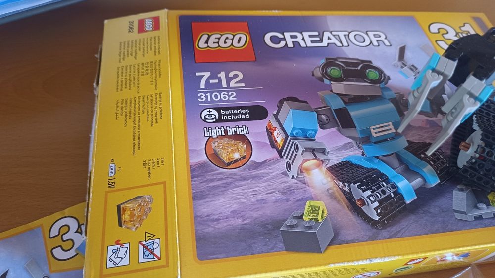 LEGO zestaw 31062  komplet 100% pudełko zapasy 3w1 CREATOR