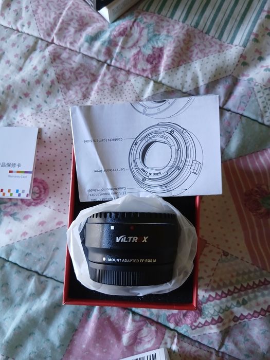 Adaptação EF-EOS M, novo.
