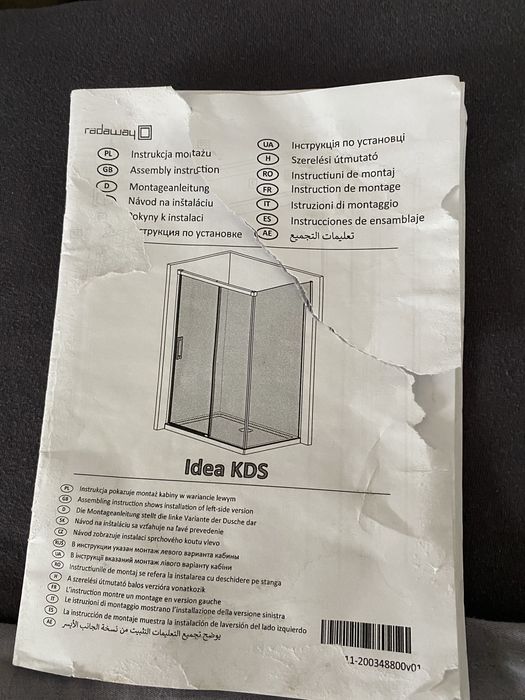 Sprzedam nowa kabine prysznicowa w kartonie