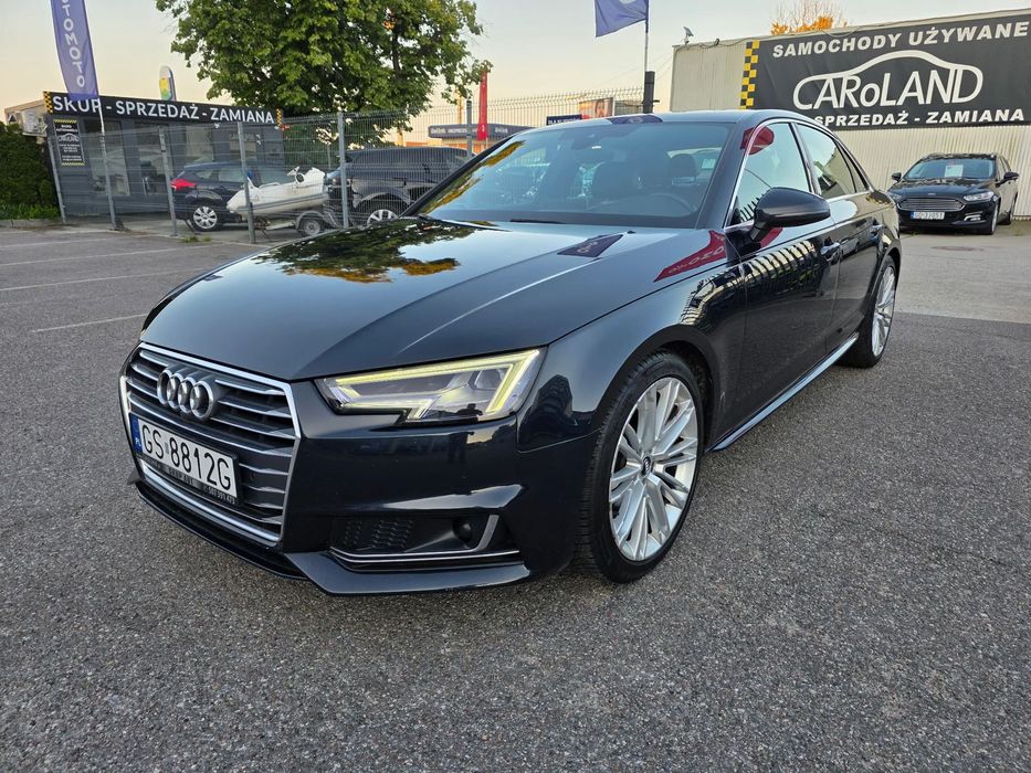 Audi A4 Limousine 2.0 TFSI 252KM, S-line, Wirtual cockpit, Kamery 360, Head up, B&O !