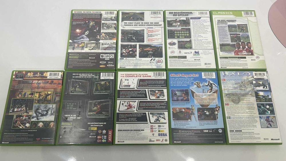 Zestaw gier na Xbox pierwszej generacji