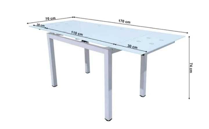 Novidade!! Mesa extensível + 6 cadeiras + portes por 273€