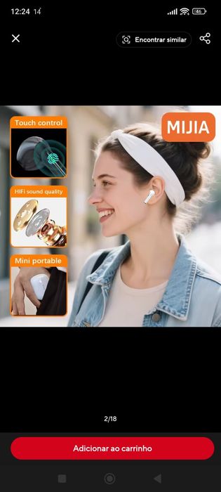 Phones bluetooth Novos com caixa power bank