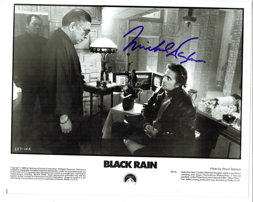 Michael DOUGLAS - autograf, fotos filmowy 20x25 cm