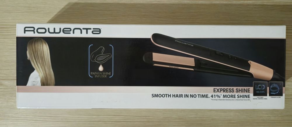 Плойка-Випрямляч для волосся Rowenta Express Shine Papaya SF4620F