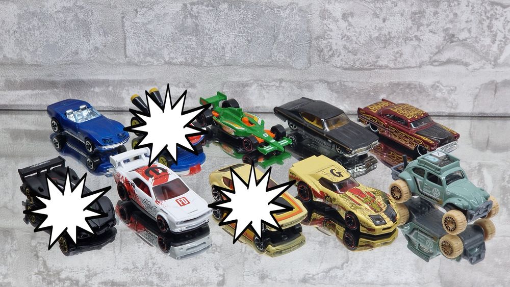 Hot Wheels novos e antigos