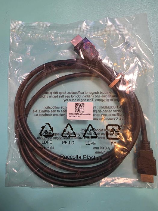 Cabo HDMI 2.0 - 1.8m - Novo e Selado