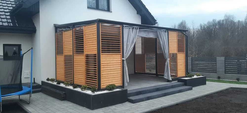 Żaluzje tarasowe - shuttersy do pergol, altan, tarasów, balkonów.