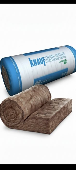 Утеплитель мінвата knauf 50 мм 22 квадрата в рулонеє кількість  7шту
