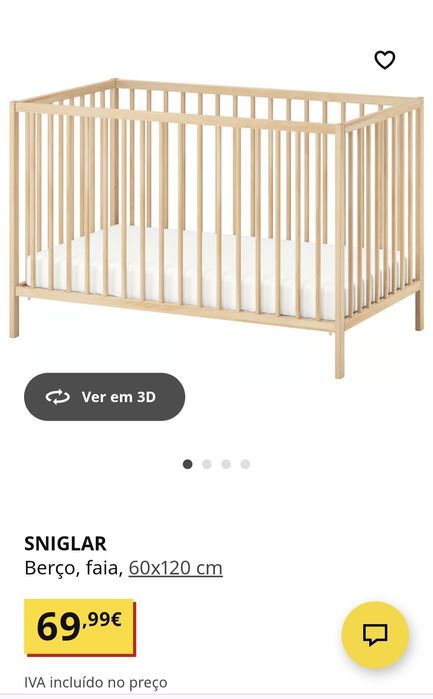 Berço ikea sniglar