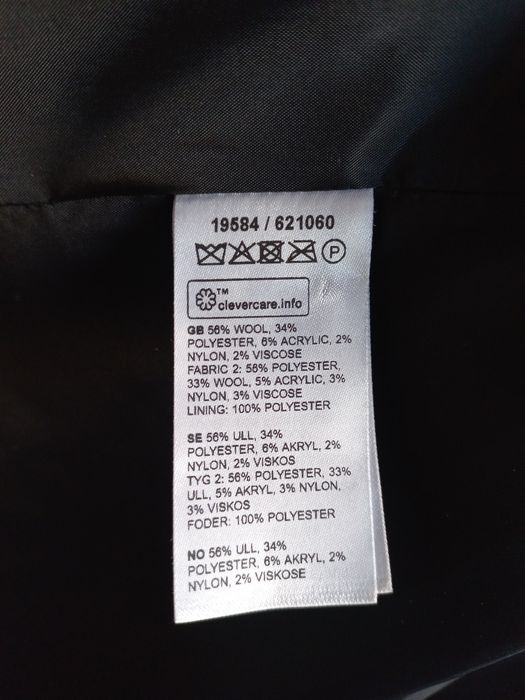 Kappahl płaszcz oversize długi wełna L 40